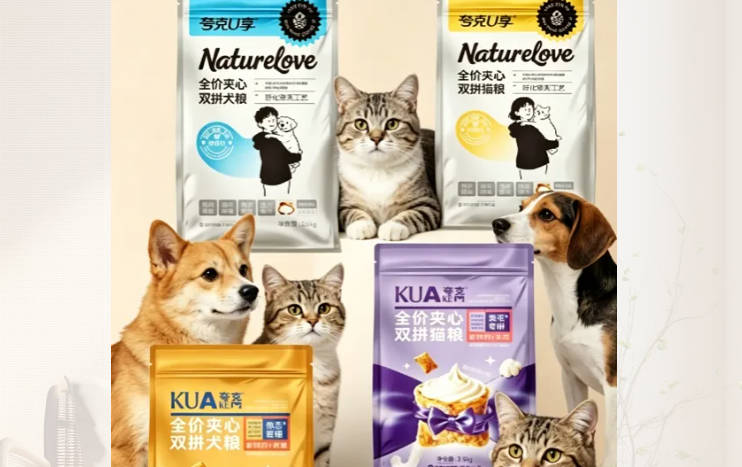 “鲜肉酶解 一口双感” 夸克全方位营养鲜肉夹心系列新品上市！